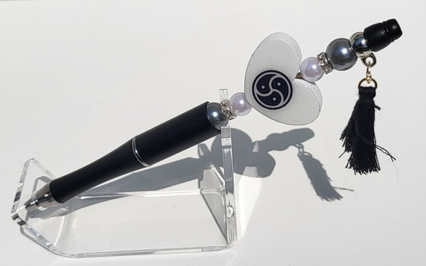 Kugelschreiber BDSM schwarz personalisiert